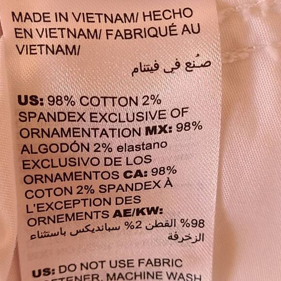 Chico's Womens White Cargo Capri Pants Size 0.5P - Picture 8 of 13